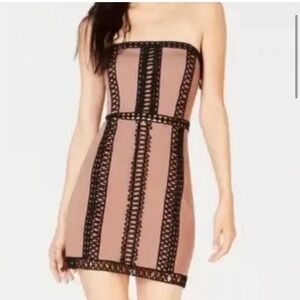 City Lights Tube Dress in Mushroom